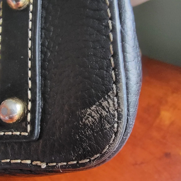 Dooney & Bourke Lexington Small Pebble Grain Leather Shopper in Black - Picture 8 of 16